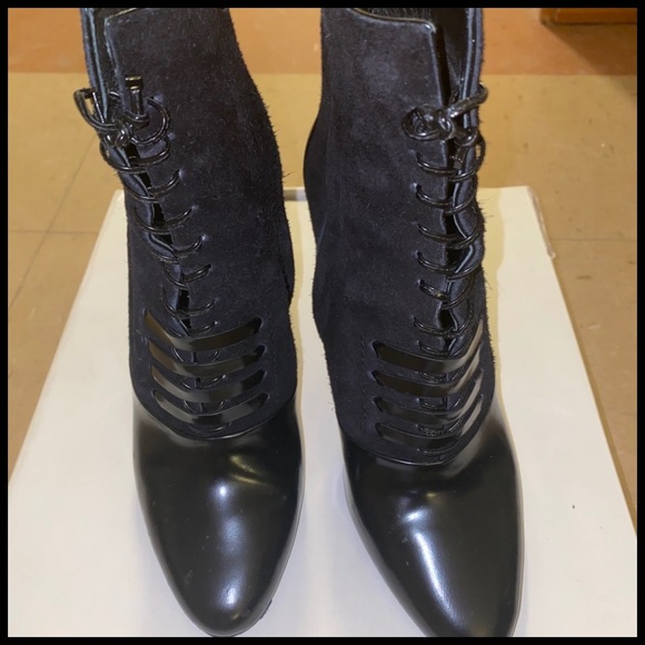 3.1 PhillipLim Harleth Suede Leather LaceUp Bootie - Picture 2 of 14